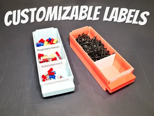 Raaco Drawer Bin 150-0 Bin Customizable Label