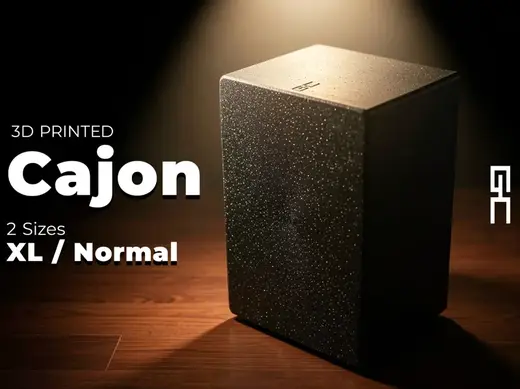 Cajon - 2 Sizes - 100% 3D Printed + AMS Option