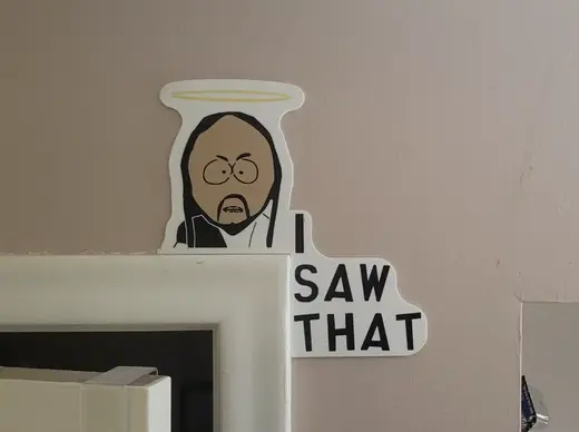 The Divine Observer - South Park Door Ornament