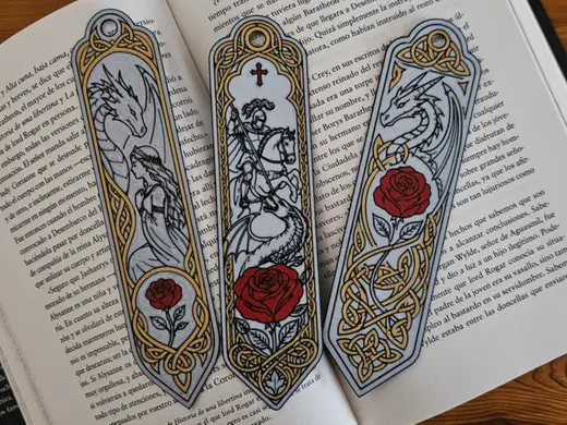 3 Marcapáginas de Sant Jordi