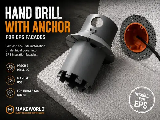EPS Facade Electrical Box Anchor&Manual Drill Bit