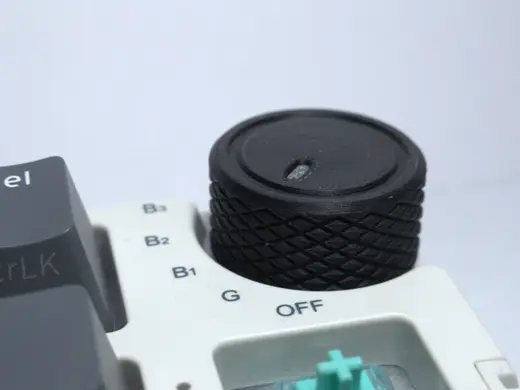 Keyboard Knob for D-Shaft (eg. RK H81, GMMK Pro)