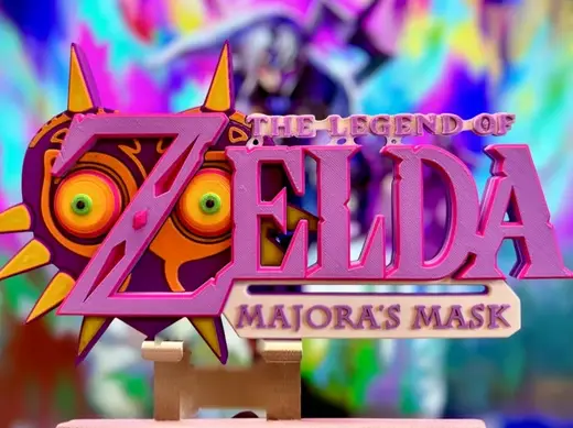 Zelda Majora’s Mask Display Aufsteller Logo