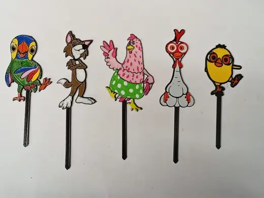 toppers de animales de la granja de zenon