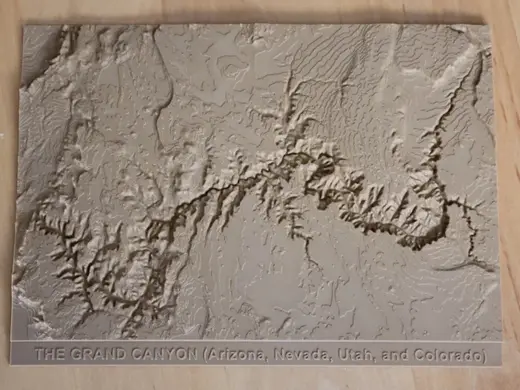 Topo of The Grand Canyon