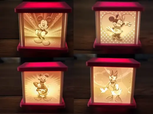 Disney Lithophane (Mickey, Minnie, Daisy, Donald)