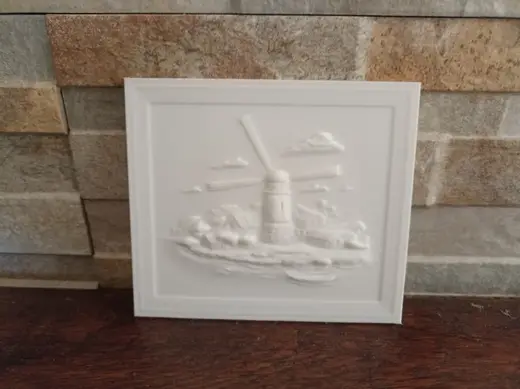 petit tableau d'un moulin