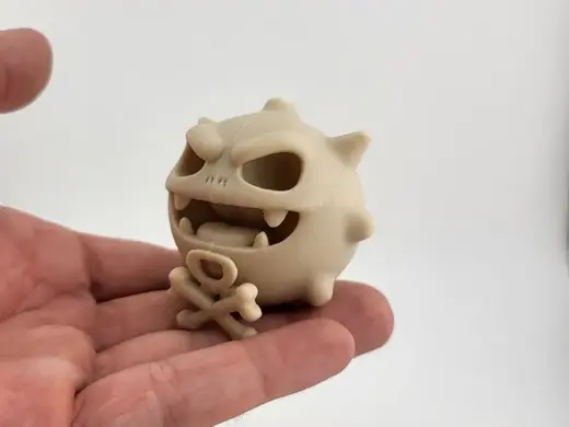 Koffing Skeleton 3D Model Pokemon Figurine
