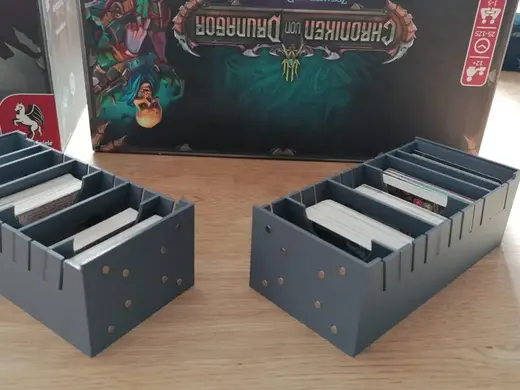 Modular Card Organizer Box + Adjustable Dividers