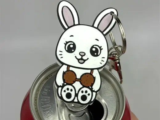 Summer Bunny Pop Can Tab Opener Tab Fairy