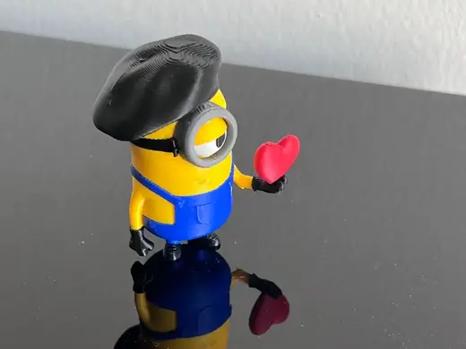 French Minion with Heart