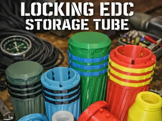 Locking Storage Tube – Waterproof EDC Capsule