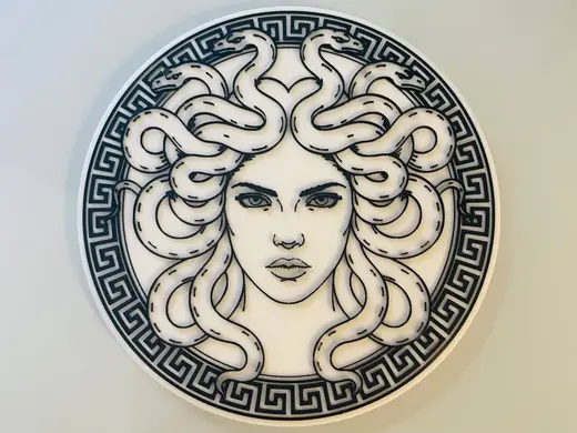 Medusa Gorgoneion — Relief Disc | No AMS