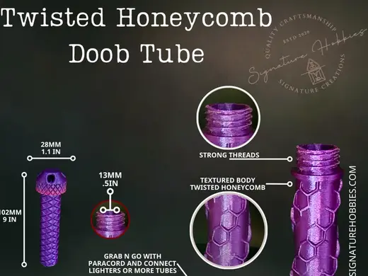 Twisted Honeycomb DoobTube