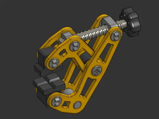 Fully 3D-Printed Kant-Twist Style Clamp