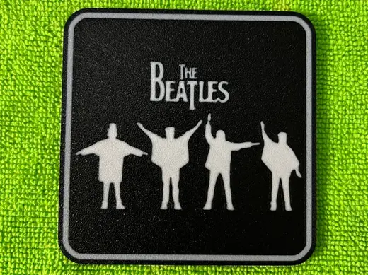 The Beatles Silhouette Logo Coaster