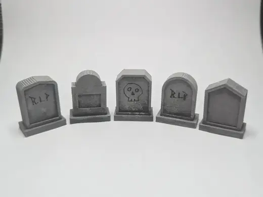 Spooky Tombstones