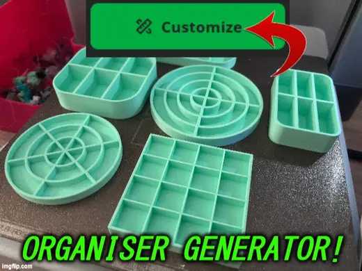 Ultimate organiser generator! Trays, Cups, Boxes!