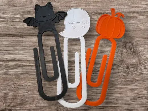 Halloween Chunky Paperclip Bookmark