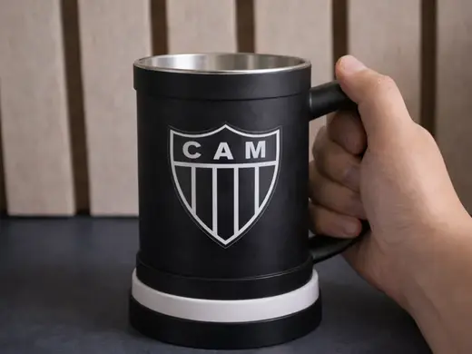 TAZA CHOPP CERVECERO 500 ML CLUBE ATLETICO MINEIRO