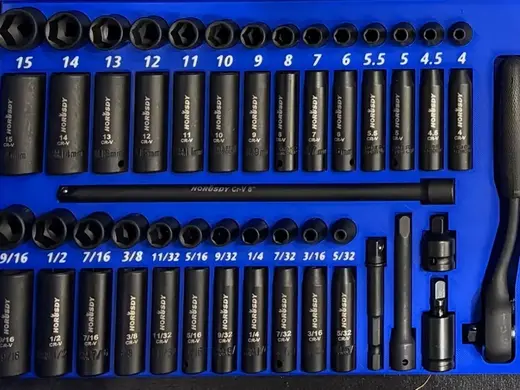 Horusdy 1/4 Drive Socket Set Holder