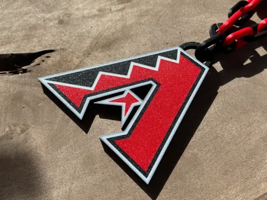 Arizona Diamondbacks Oversized Big Chain Pendant