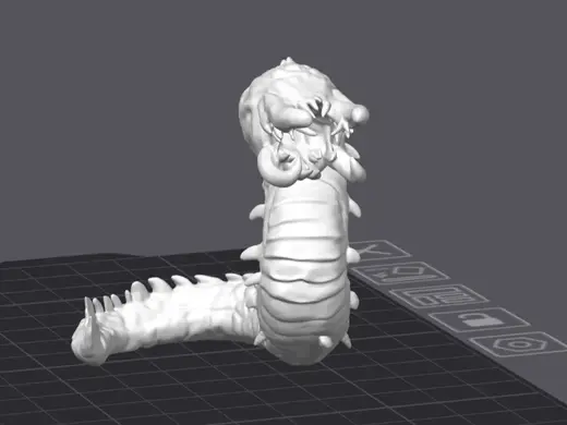 Giant Sandwurm – DND campaign miniature