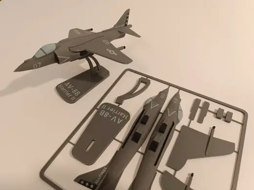 AV-8B Harrier II Plane Kit Card