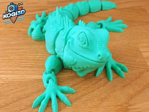 Print in Place Articulated Iguana