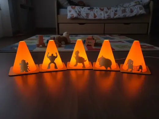 Toy Story Cone Lamp