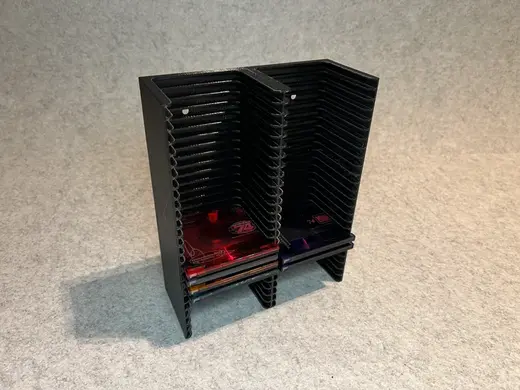 MiniDisc wall holder storage