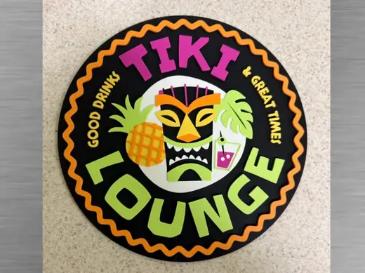 Tiki Lounge Circular Design