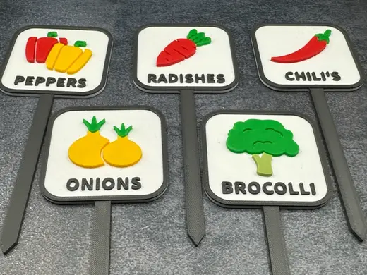 Vegetable Plant/Seed Markers - Set 2