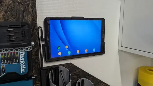 Samsung Galaxy Tab A wall mount