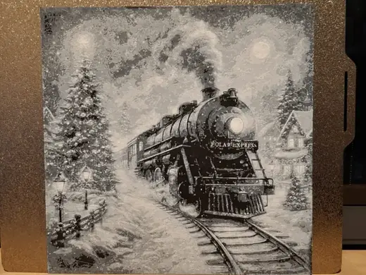 Polar express - Hueforge 2 colours