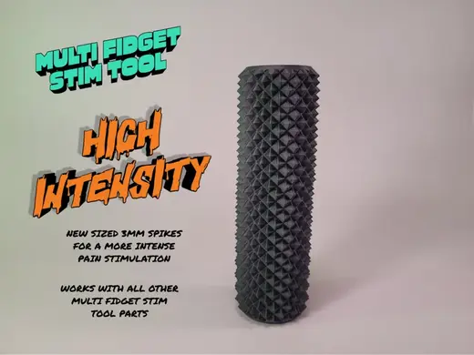 Multi Fidget Stim Tool High Intensity Spikes
