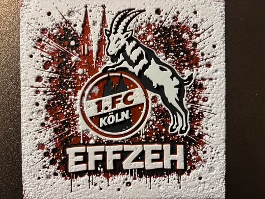 1. FC Köln EFFZEH Graffiti Hueforge