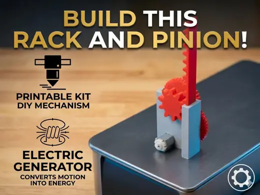 Generador Electrico Piñon-Cremallera