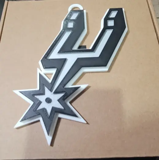 SAN ANTONIO SPURS 3D Logo 180mm series