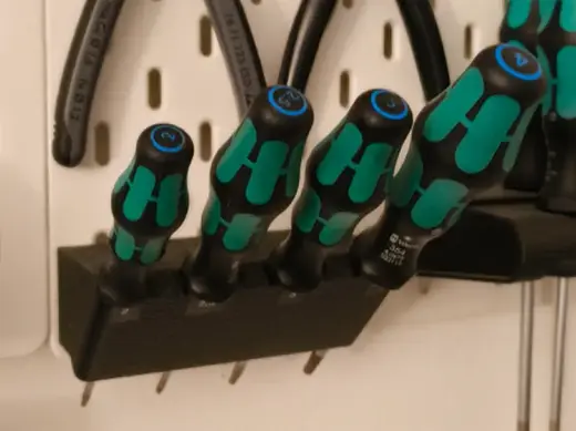 IKEA Skadis Wera Hex Screwdriver holder