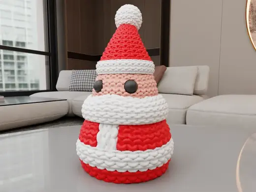 Knitted Santa Claus (NO AMS)
