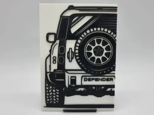 2D Wall Art Land Rover Defender L663