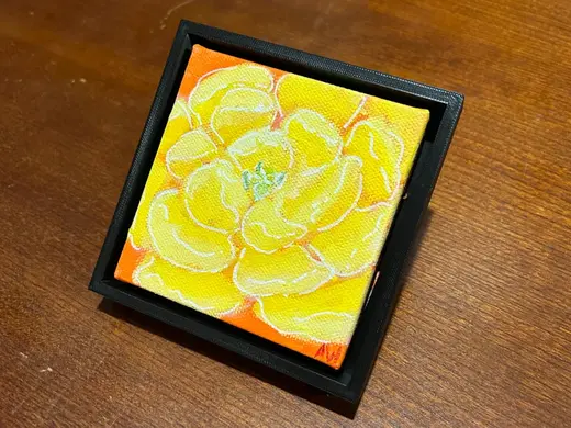 Floating Canvas Frame - 4 inch square