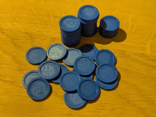Game Coin / Token 20mm (0.787 Inches)