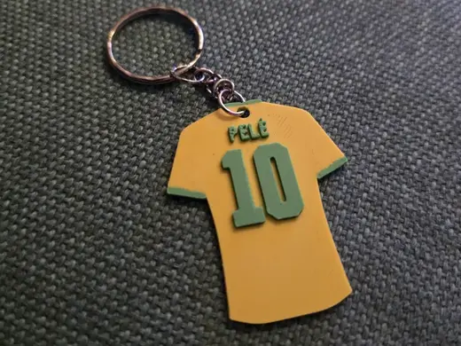 Portachiavi Calcio Maglia Pele Bambino Design Art