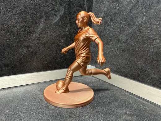Soccer player character for hand coloring
