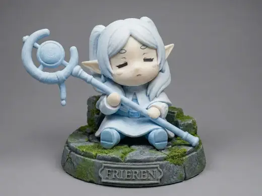 葬送的芙莉蓮Q版模型 Chibi Frieren 3D Model