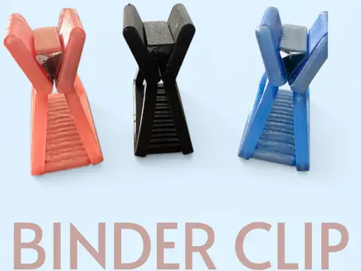 Hair Claw Using Binder Clip