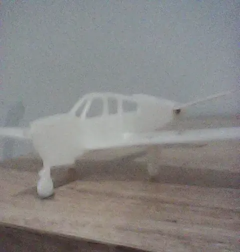 V-tail airplane card kit