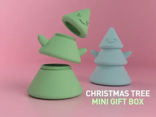 Christmas Tree Mini Gift Box